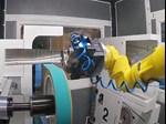 Turbine blade polishing