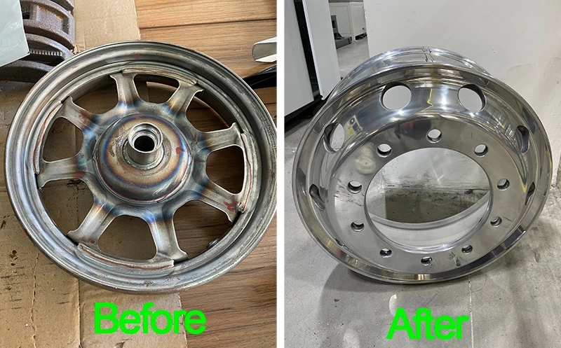 automotive wheel grinding and deburring