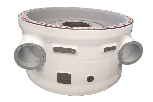 Base castings grinding