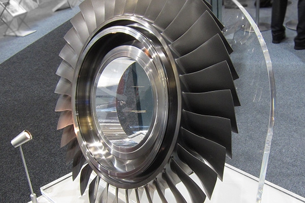 Compressor blisk grinding