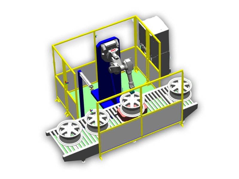 Robot Deburring Machine Unit