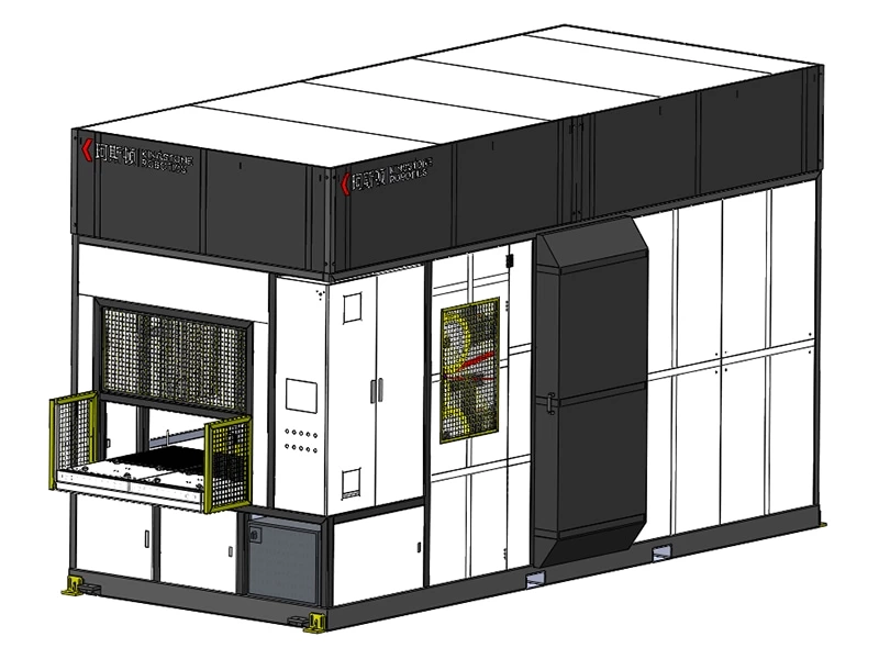 With workshop equipment layout