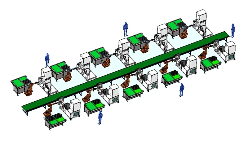 Sanitary faucet grinding production line