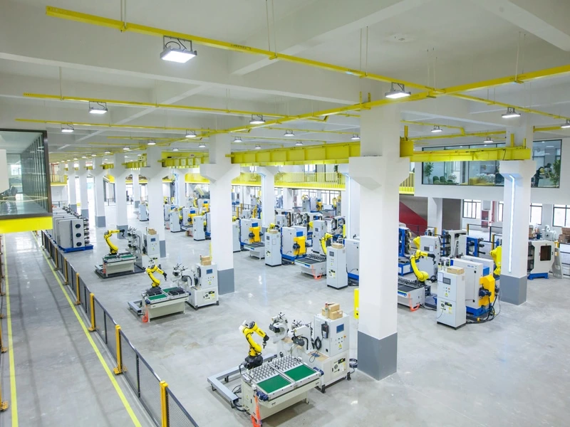 robot polishing machine workshop