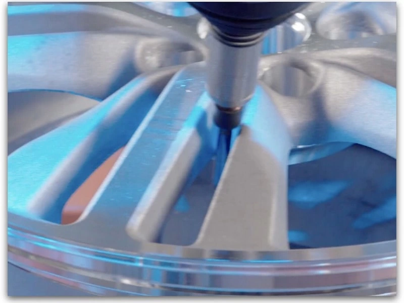 2. Aerospace Wheel Hub Grinding and Deburring