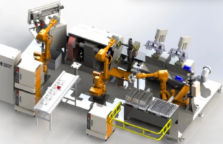 02 — Small & Medium Casting Grinding System