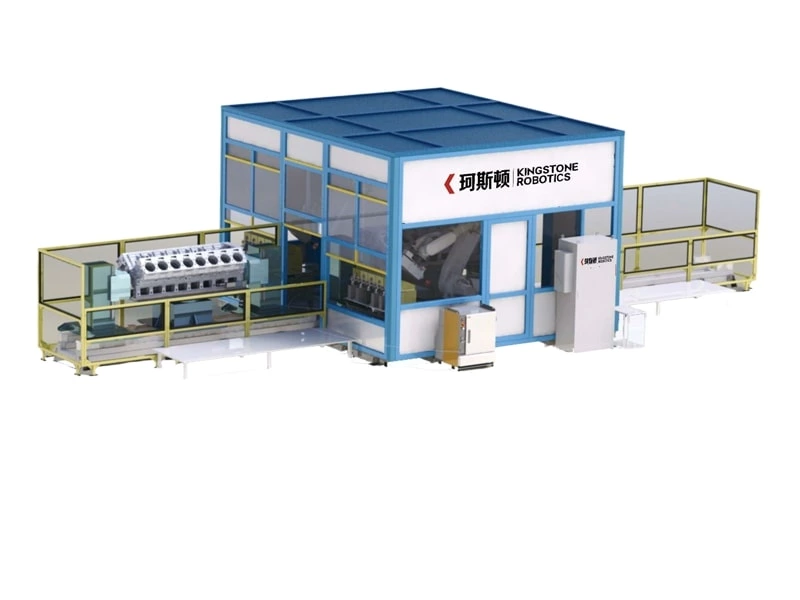 4.Engine Case Deburring Automation