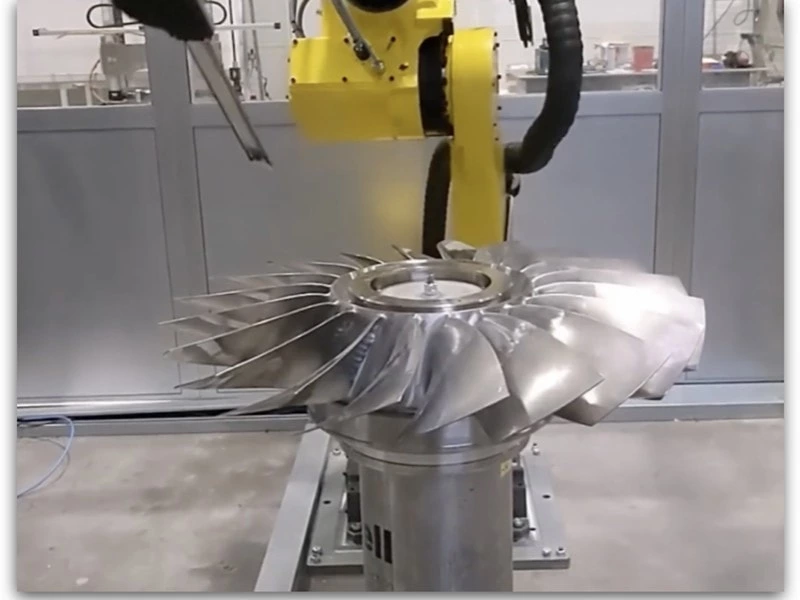 Aerospace Compressor Blisk Grinding