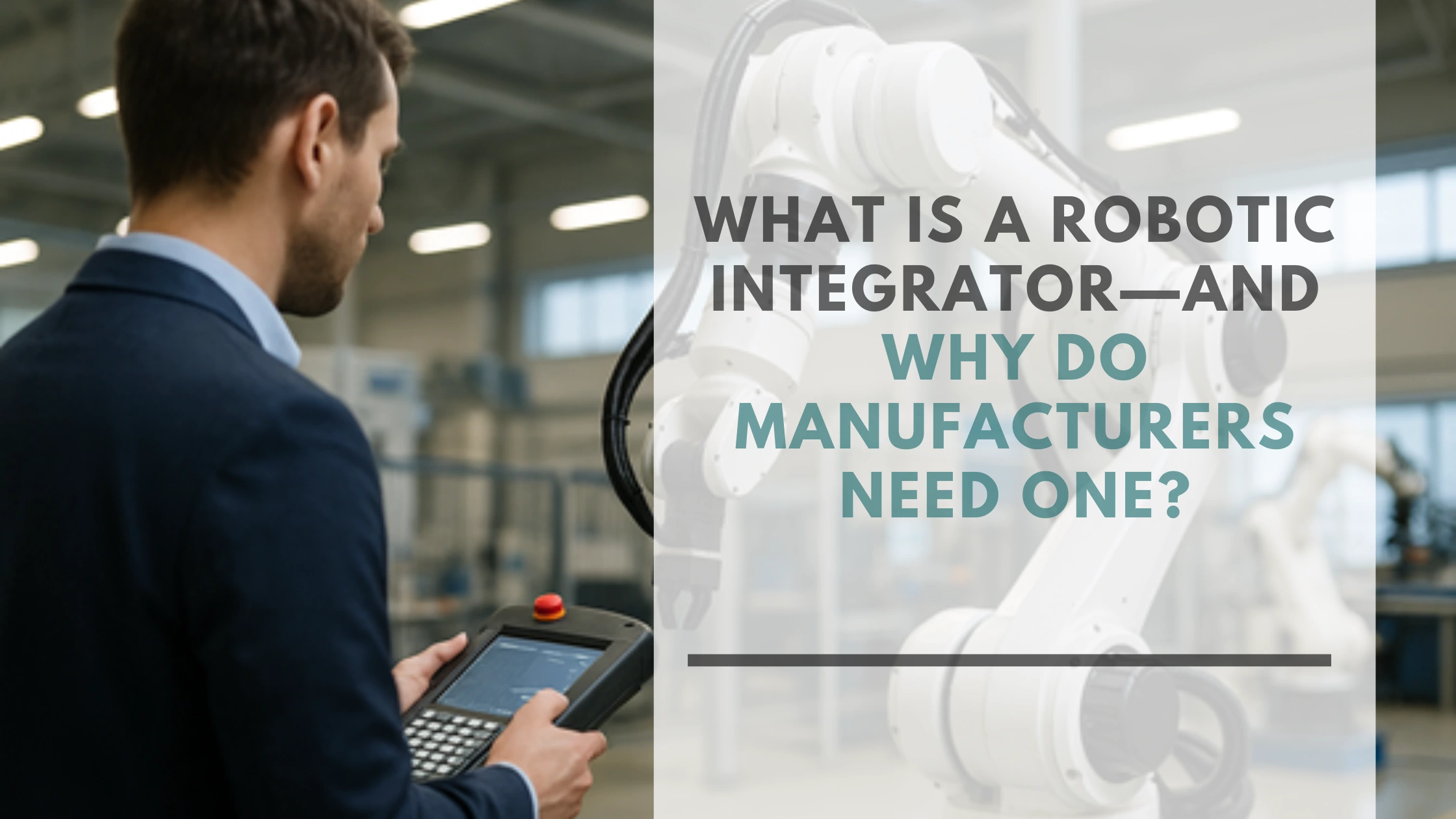 What Is a Robotic Integrator—And Why Do Manufacturers Need One?
