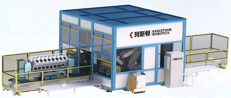 Large Casting Parts Grinding Station