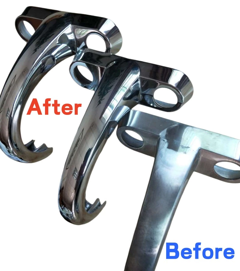 Polishing for stainless steel faucet