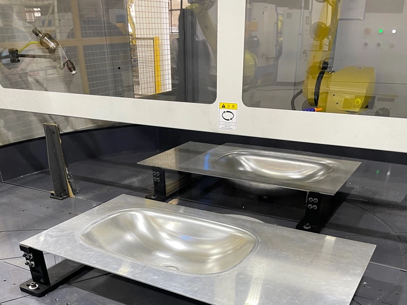 Stainless Steel Wash Basin Robot Grinding And Polishing