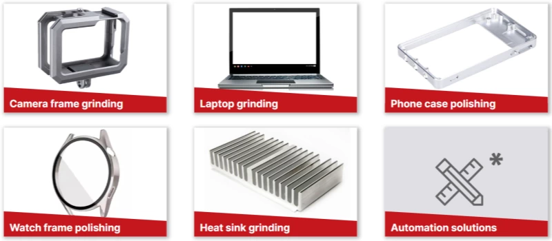 Damage-free grinding for 3C components